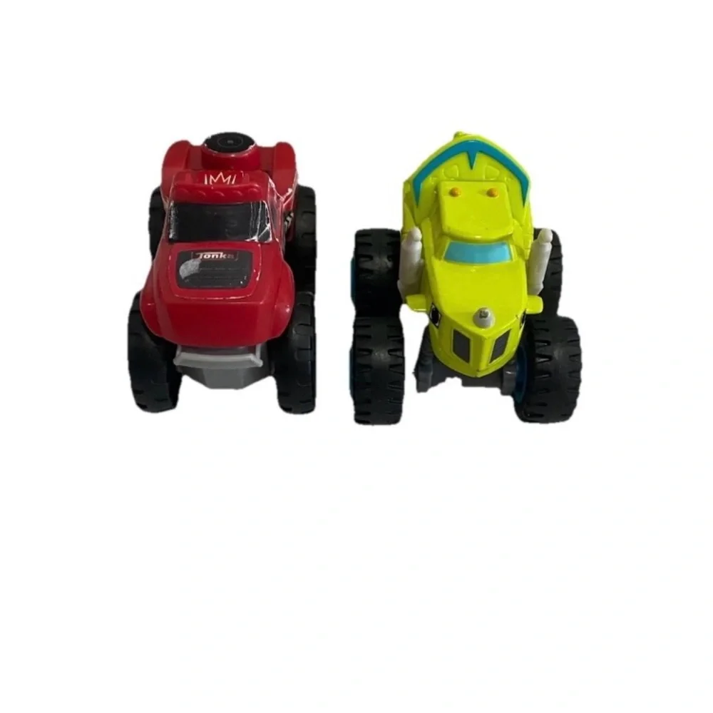 Viacom Blaze Greenbrier Colorful Mattel Vintage Monster Truck Toy Set